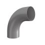 Lindab Steel Conical Downpipe Bend 85 - 75mm Anthracite Metallic