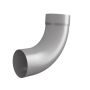 Lindab Steel Downpipe Bend with Socket 85 - 100mm Anthracite Metallic
