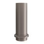 Lindab Steel Drain Shoe - 100mm Anthracite Metallic