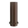 Lindab Steel Drain Shoe - 75mm Brown