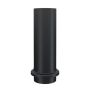 Lindab Steel Drain Shoe - 87mm Matte Black