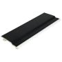FloPlast V Joint Cladding - 100mm x 5mtr Black Ash Woodgrain