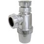 FloPlast Bottle Trap Chrome Plated ABS Telescopic - 76mm Seal x 32mm Chrome
