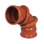 FloPlast Drainage Adjustable Bend Double Socket - 0-90 Degree x 110mm