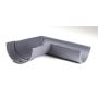 Cast Iron Deep Half Round Gutter Right Hand Angle - 90 Degree x 100mm Primed