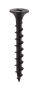 Drywall Screw Phillips Coarse Bugle Head For Wood - 3.5mm x 38mm Black Phosphate - Bag of 350