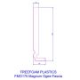175mm White Ogee Fascia Board - 18mm x 5mtr
