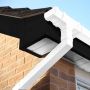 250mm Black Ash Woodgrain Fascia Board - 18mm x 5mtr