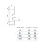 Lindab Steel Adjustable Diverter - 75mm Graphite
