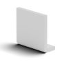 100mm White Fascia Capping Board - 10mm x 5mtr