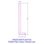 200mm Anthracite Grey Woodgrain Fascia Capping Board - 10mm x 5mtr