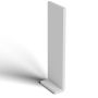 300mm White Fascia Capping Board - 10mm x 5mtr- Pack of 2