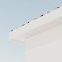 300mm White Fascia Capping Board - 10mm x 5mtr- Pack of 2