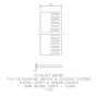 100mm White Vented Soffit Board - 10mm x 5mtr