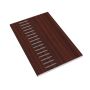 225mm Rosewood Vented Soffit Board - 10mm x 5mtr