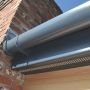 300mm Anthracite Grey Woodgrain Vented Soffit Board - 10mm x 5mtr