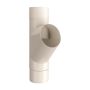 Lindab Steel Downpipe Branch 75mm - 75mm Antique White
