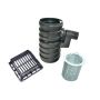 Yard Gully Set with Silt Bucket and Ductile Iron Grating - 12.5 Tonne x 300mm Diameter