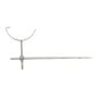 Cast Iron Half Round Gutter Rise & Fall Bracket - 100mm Galvanised