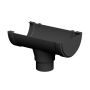 FloPlast 20mtr 170mm Industrial/Xtraflo Gutter Kit - Stopend Outlet - Black