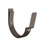 Lindab Steel Gutter 70mm Flex-Fit Fascia Bracket - 100mm Brown