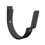 Lindab Steel Gutter 70mm Flex-Fit Fascia Bracket - 125mm Matte Black