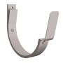 Lindab Steel Gutter 70mm Flex-Fit Fascia Bracket - 125mm Silver Metallic