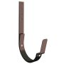 Lindab Steel Gutter 210mm Flex-Fit Rafter Bracket - 125mm Coffee Brown