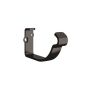 Lindab Steel Gutter Fascia Bracket - 125mm Black