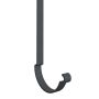 Lindab Steel Gutter 350mm Rafter Bracket - 125mm Anthracite Grey