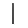Lindab Steel Intermediate Downpipe - 87mm x 1m Graphite