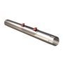 Lindab Magestic Steel Rod Access Downpipe - 75mm x 1mtr Galvanised