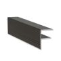 Exitex Aluminium F Section - 25mm x 4mtr Brown