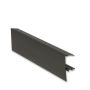 Exitex PVC F Section Rafter Supported - 25mm x 4mtr Brown