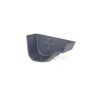 Cast Iron Ogee Gutter Right Hand External Stopend - 115mm Primed