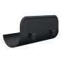 Lindab Steel Gutter Straight Overflow Protector - 125mm Matte Black