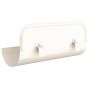 Lindab Steel Gutter Straight Overflow Protector - 125mm Antique White
