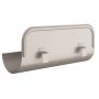 Lindab Steel Gutter Straight Overflow Protector - 150mm Anthracite Metallic