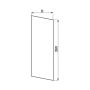 Lindab Steel Sliding Downpipe - 75mm Black