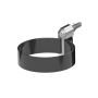 Galeco Round PVC Offset Downpipe Kit Black - 100mm Diameter