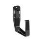 Galeco Square Industrial PVC Gutter Kit Black - 135mm