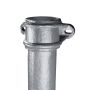 Cast Iron Round Eared Downpipe - Socket On One End - 65mm x 1829mm Primed