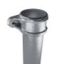 Cast Iron Round Eared Downpipe - Socket On One End - 75mm x 914mm Primed
