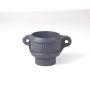 Cast Iron Round Downpipe Eared Loose Socket with Spigot - 75mm Primed