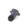 Cast Iron Round Downpipe Eared Shoe - 75mm Primed