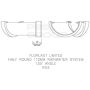 FloPlast Half Round Gutter Angle - 135 Degree x 112mm Brown