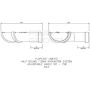 FloPlast Half Round Gutter Adjustable Angle - 50 to 156 Degree x 112mm Brown