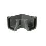 FloPlast Ogee Gutter Internal Angle - 90 Degree x 110mm x 80mm Anthracite Grey