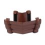 FloPlast Ogee Gutter External Angle - 135 Degree x 110mm x 80mm Brown