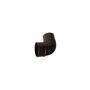 FloPlast Round Downpipe Bend - 92.5 Degree x 68mm Brown